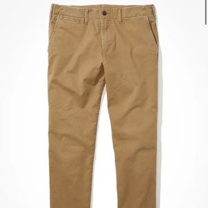 AE Flex Original Straight Lived-In Khaki Pant - Toasted Almond  | 29 X 32